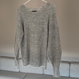 Staccato Sweater, Gray with Raised Dots Texture